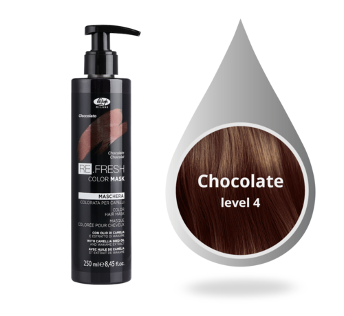 Lisap Milano Re.Fresh Color Mask 250ml - CHOCOLATE