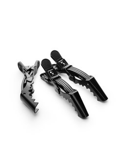 Bratt Jawclips 3 Part Zwart 14cm - 4 stuks