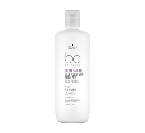 Schwarzkopf Bonacure Clean Balance Deep Cleansing Shampoo 1000ml