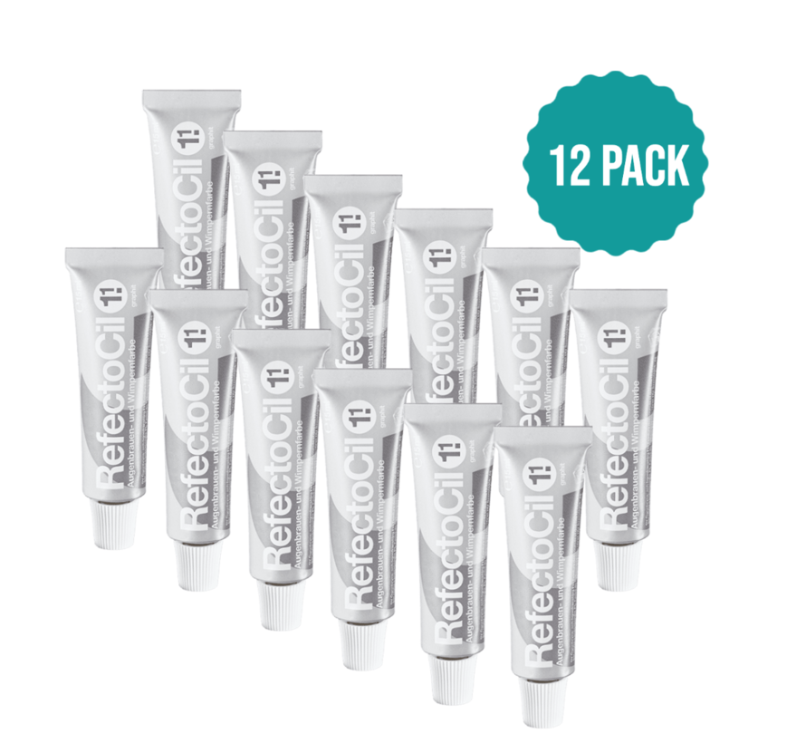 Wimperverf nr 1.1 Grijs 12-Pack