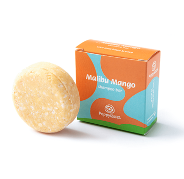 POPPYBARS Shampoo Bar Krullend Haar - Malibu Mango 60g