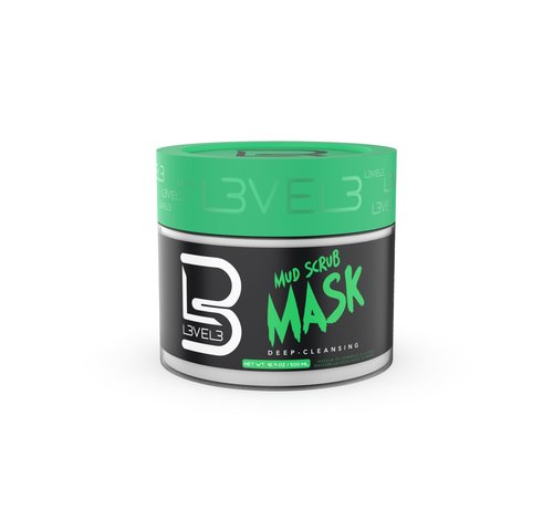 LEVEL3 Facial Mud Scrub Mask 500ml