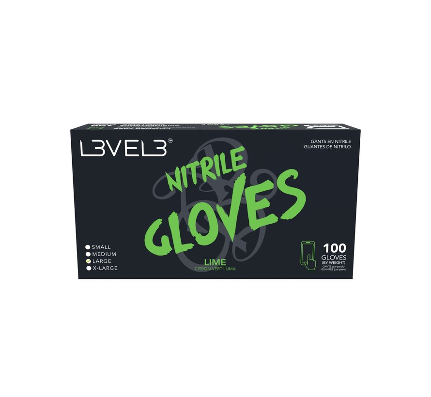 Nitrile Gloves Lime