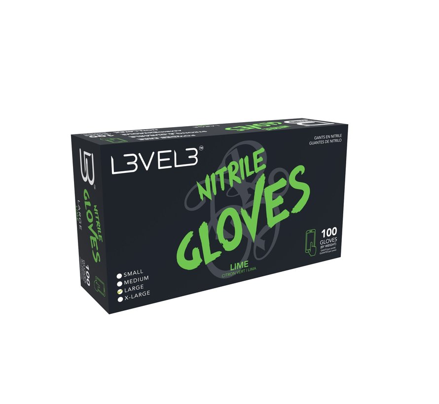 Nitrile Gloves Lime