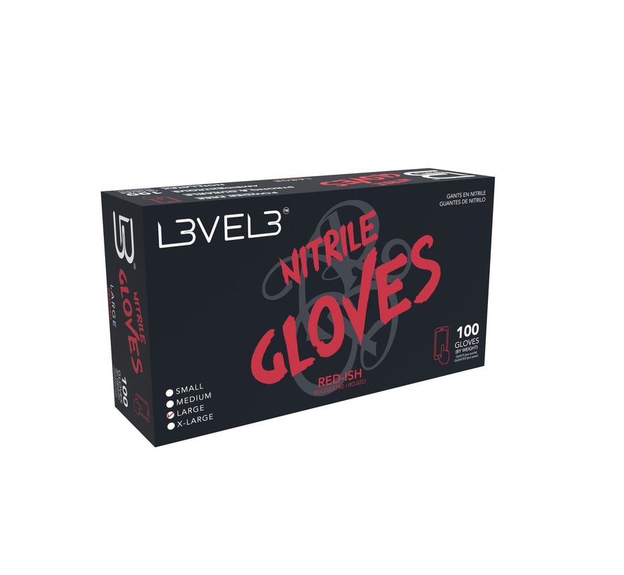 Nitrile Gloves Red