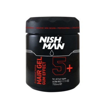 Nish Man Nish Man Hair Gel Gum Effect 5+ 750ML