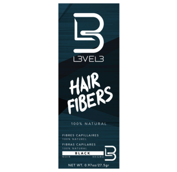 LEVEL3 BLACK Hair Fibers