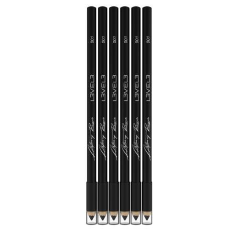 LEVEL3  - 6 Stuks Liner Pencils BLACK