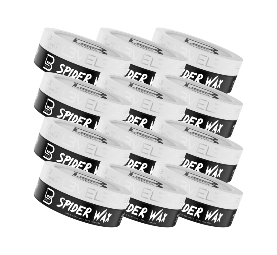 Hair Styling Spider Wax - Fiber Texture Wax 150ml - 12 STUKS