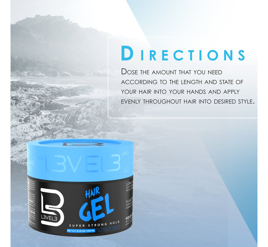 Super Strong Hair Styling Gel 500ml