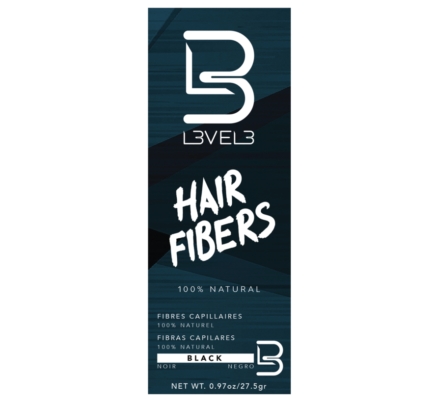 BLACK Hair Fibers - 12 STUKS