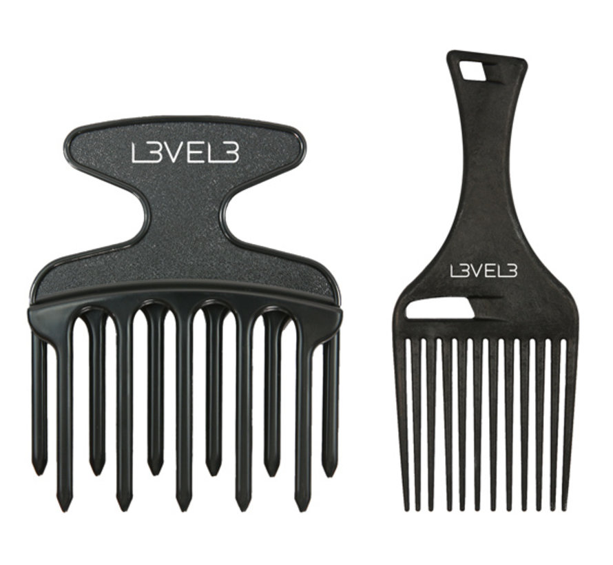 - 2 Stuks Hair Pick Comb Set - 12 STUKS