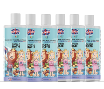 RONNEY Bubble Bath. Badlotion met Koekjes geur 300ml - 6 STUKS