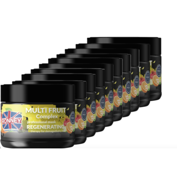 RONNEY Multi Fruit Complex Regenerating Masker 300ml   - 10 STUKS