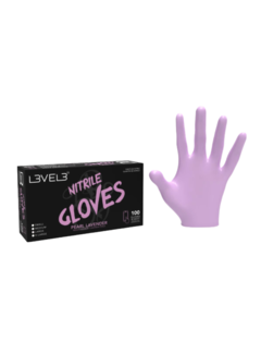 LEVEL3 Nitrile Gloves Pearl Lavender