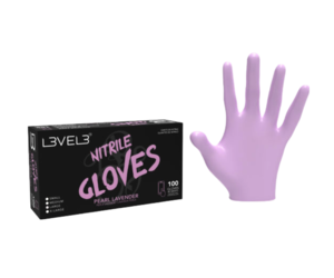 LEVEL3 Nitrile Gloves Pearl Lavender