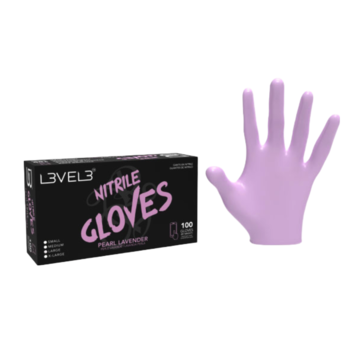 LEVEL3 Nitrile Gloves Pearl Lavender