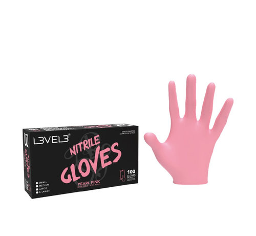 LEVEL3 Nitrile Gloves Pink