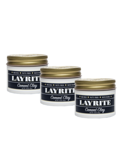 Layrite Original Cement Clay 120g - 3 Pack