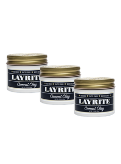 Layrite Original Cement Clay 120g - 3 PACK