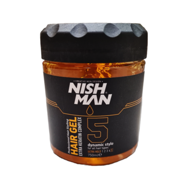 Nish Man Hair Gel Extra Keratin Complex 750ML