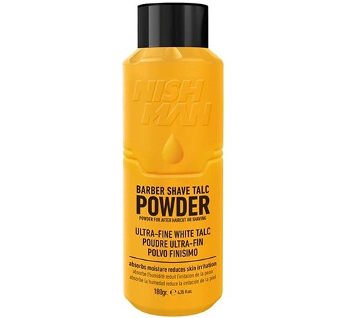 Nish Man Barber Shave Talc Powder 180g