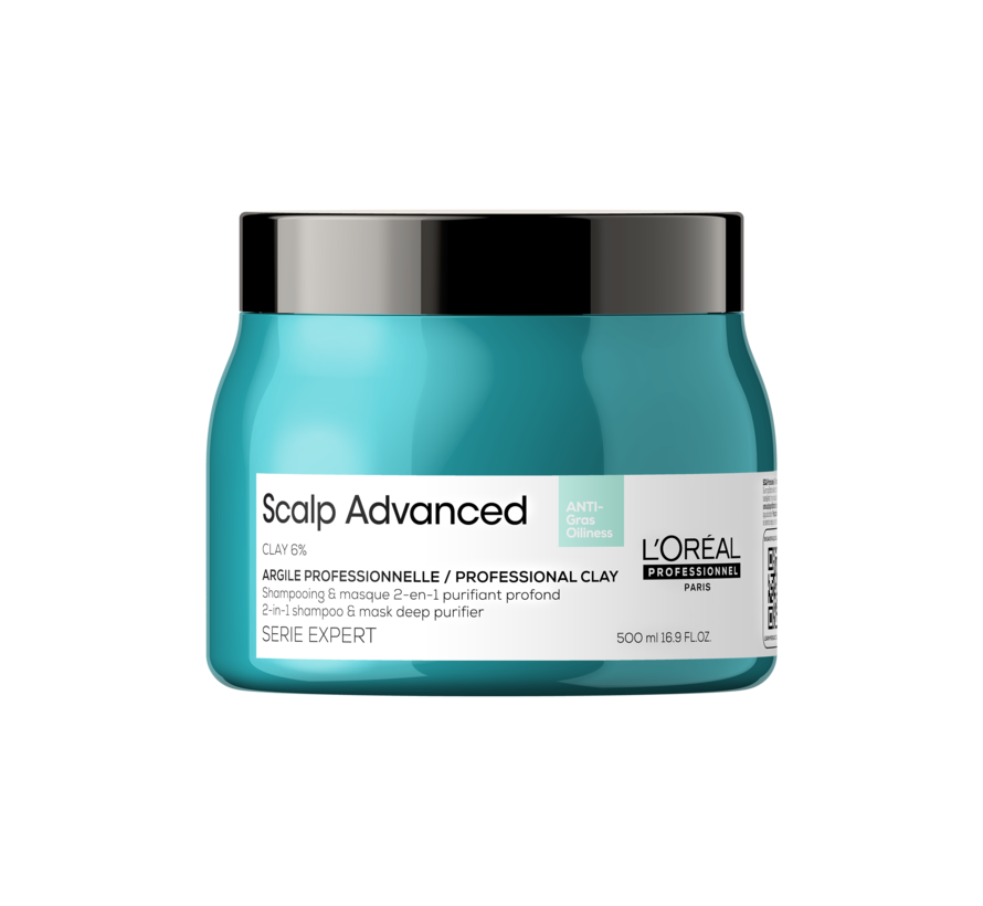 Scalp Advanced Anti-Oiliness 2-in-1 deep purifier clay 500ml