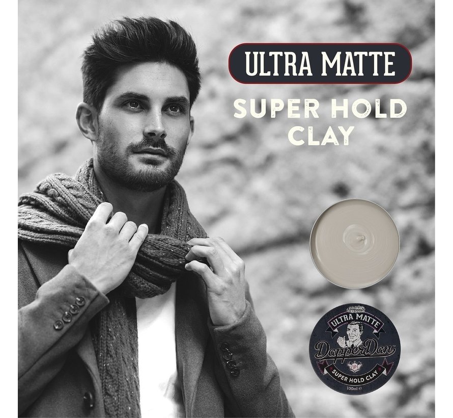 Ultra Matte Super Hold Clay 100ml  - 6 Stuks