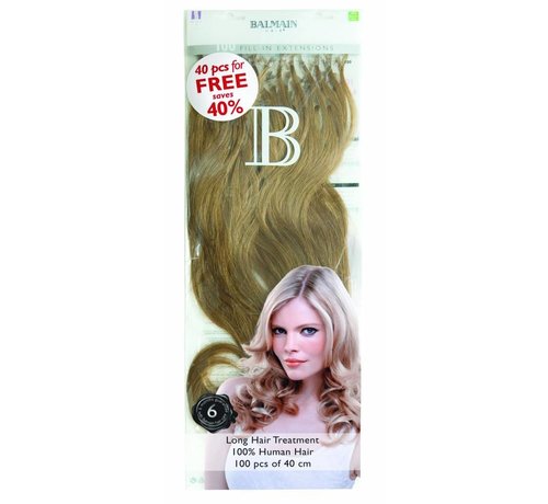 BALMAIN HAIR Fill-In Extensions Value Pack 40 cm - 100 stuks.  L8  ( gaat uit het assortiment )