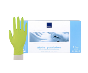 Abena Handschoenen Nitrile Groen Maat L Poedervrij