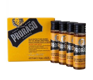 Proraso Hot Oil Beard Treatment 4x17ml