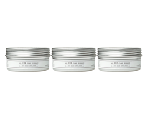 DEPOT NO.302 Clay Pomade 75 ml - 3 STUKS