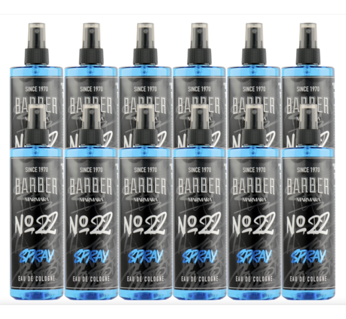 MARMARA BARBER GRAFFITI Series Spray Cologne 400ml no 22  - 12 STUKS