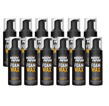 Nish Man Foam Wax 150ml - 12 STUKS