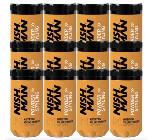 Nish Man P1 Styling Powder 20g - 12 STUKS