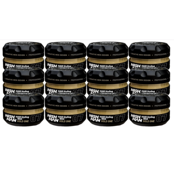 Nish Man Wax Gold One 07 - 150ML - 12 STUKS