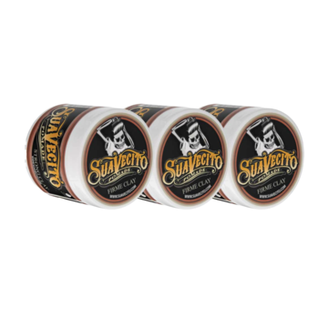 Suavecito Firme Clay Pomade 113g 3-Pack