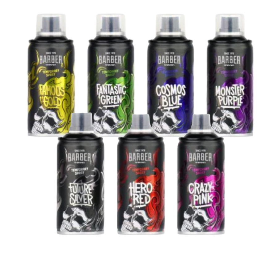 Tijdelijke Kleur Spray 7-Pack