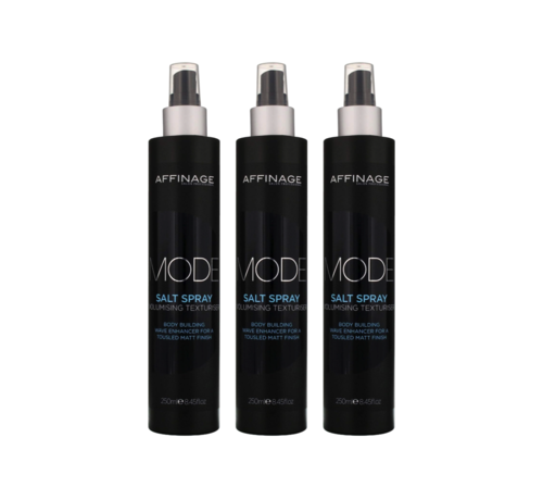 Affinage Mode Salt Spray Volumising Texturiser 250ml  3-Pack