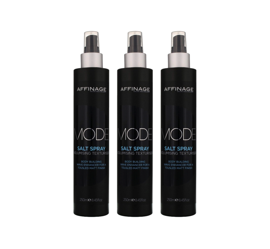 Mode Salt Spray Volumising Texturiser 250ml  3-Pack