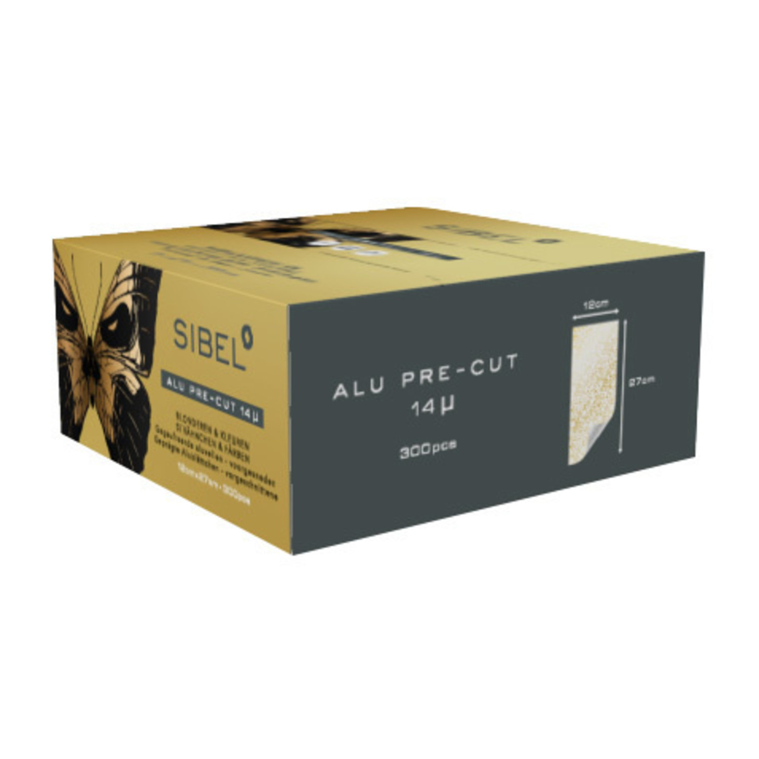 Sibel High-Light Aluminium Folie Sheets Goud 300 stuks nu kopen? 1