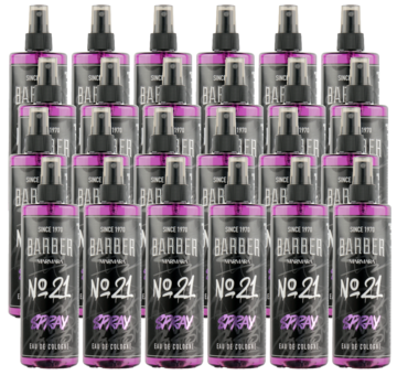 MARMARA BARBER GRAFFITI Series Spray Cologne 400ml no 21  - 24 STUKS