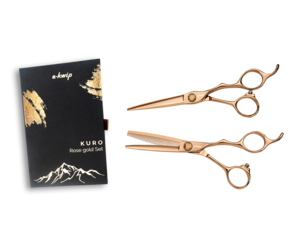E-Kwip Kuro Kappersscharen Set Rose Gold - ACTIE!
