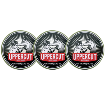 UPPERCUT DELUXE Matte Pomade 100g - 3 STUKS