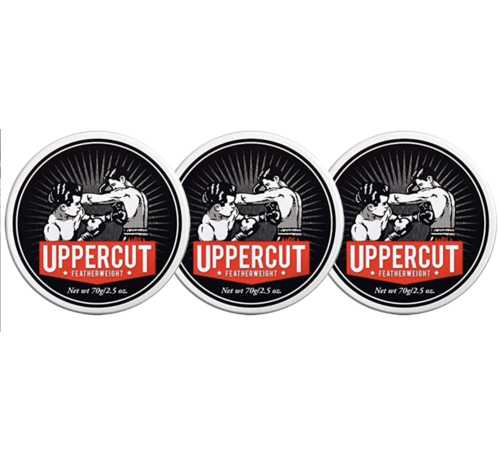 UPPERCUT DELUXE Featherweight Pomade 70g - 3 STUKS