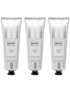 DEPOT NO.316 Styling Cream 125ml - 3 STUKS