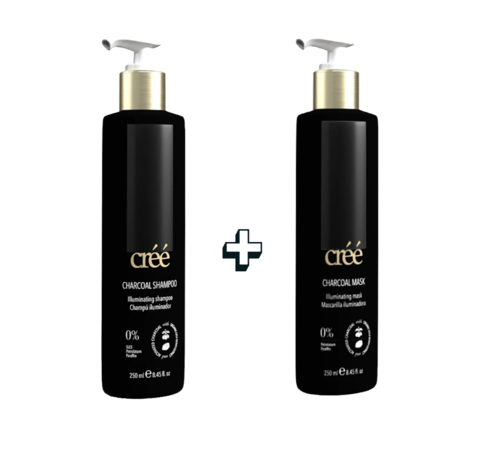 Créé Professional Charcoal Shampoo + Masker 250ml SET