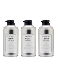 DEPOT N0.411 Shaving Foam 300ml - 3 STUKS