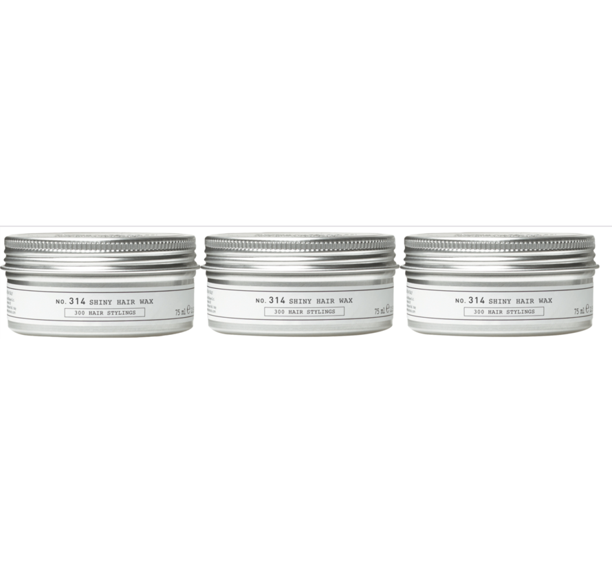 NO.314 Shiny Hair Wax 75ml - 3 STUKS
