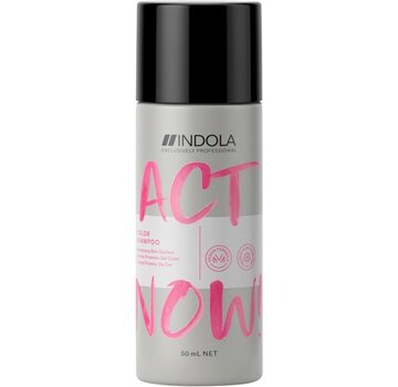 Indola Professional ACT NOW! Color Shampoo 50ml - 6 STUKS - ACTIE!